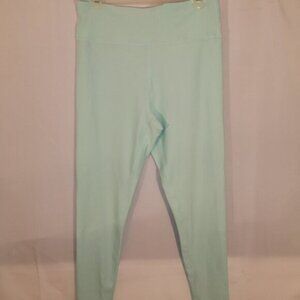 Athletic Works Dri  More Ladies Size Large Mint Green Full Length Leggings